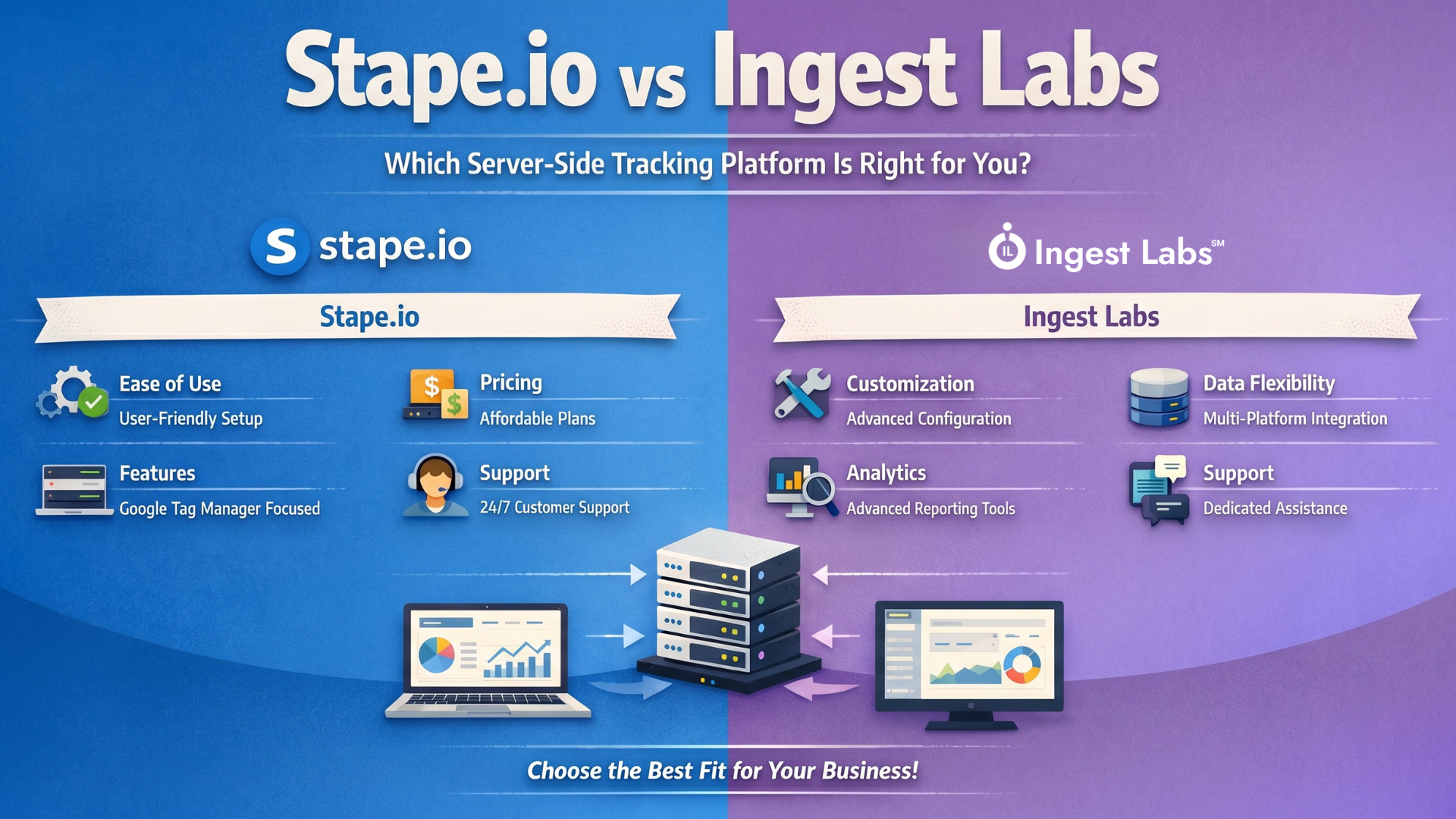 Stape.io vs Ingest Labs: Which Server-Side Tracking Platform Is Right for You?